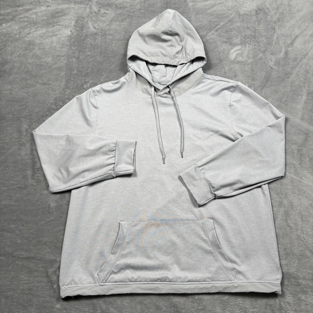 Vuori Sunday Element Hoodie Mens XL Gray Stretch Performance Athletic V264